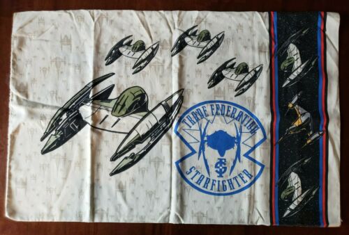 Star Wars Naboo Trade Federation Star Fighters Double Sided Standard Pillowcase