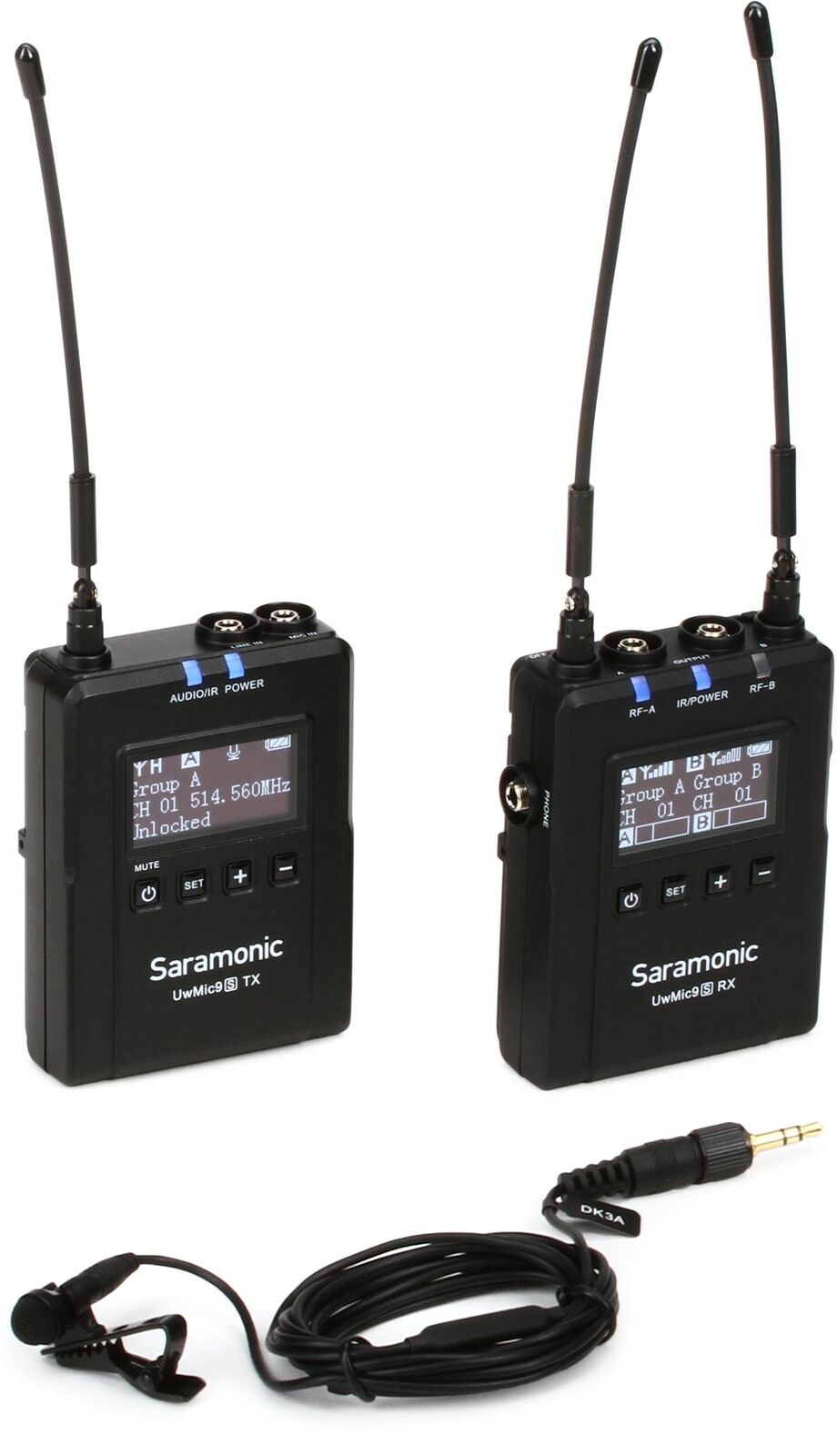 Saramonic Uwmic9s Kit 1 Advanced Wireless Uhf Lavalier System