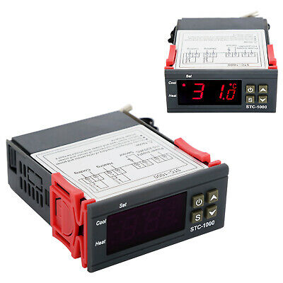 Universal Stc-1000 Digital Temperature Controller Thermostat W/ Sensor Ac 110v