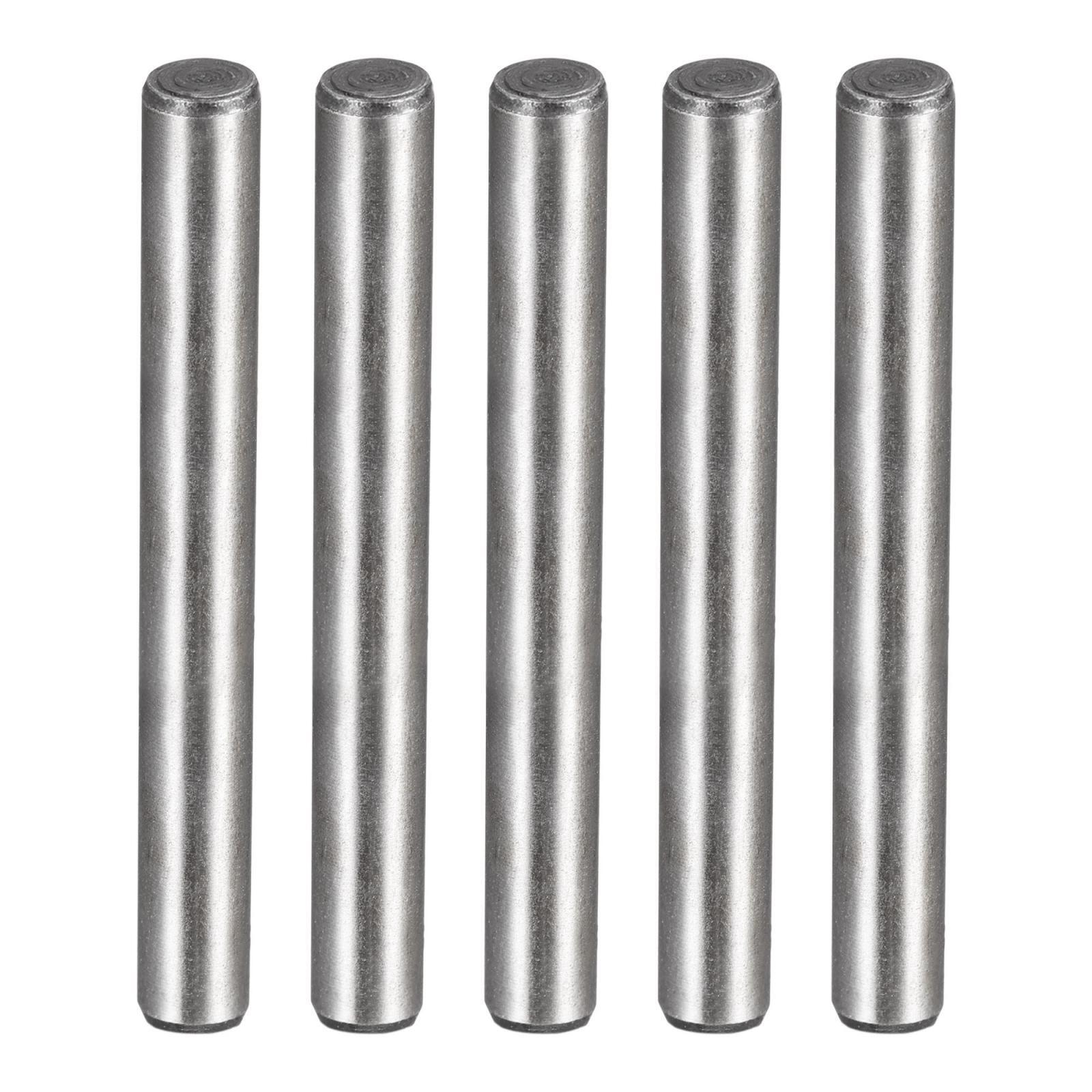 3/16-inch X 1-3/4-inch Dowel Pins, Heat Treated Alloy Steel Bright Finish 5pcs