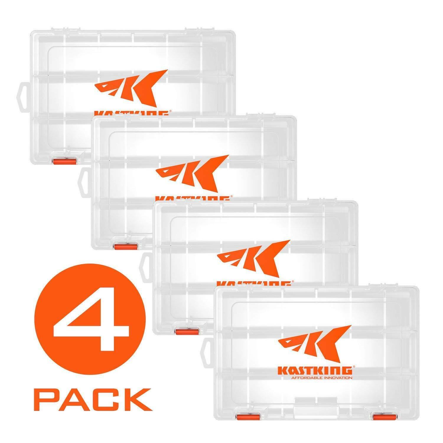 Kastking Tackle Box  4 Packs Plastic Utility Tray Tackle Storage 3600 & 3700 Us