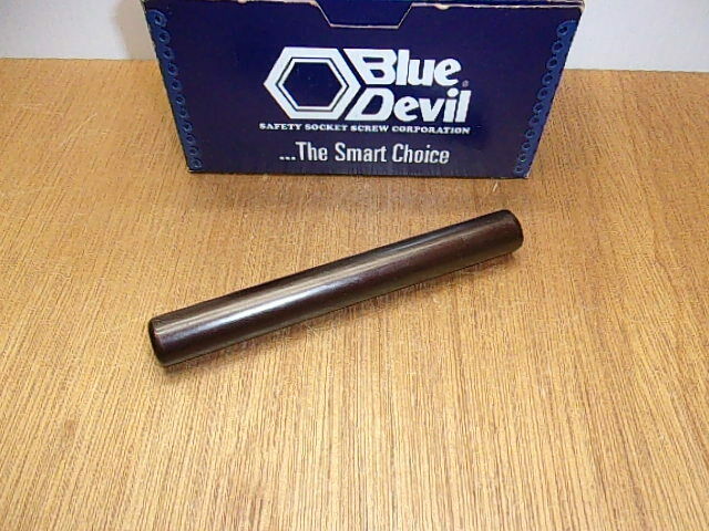3/4" X 6" Dowel Pin Steel Solid Blue Devil Black Oxide Ebony Finish Usa