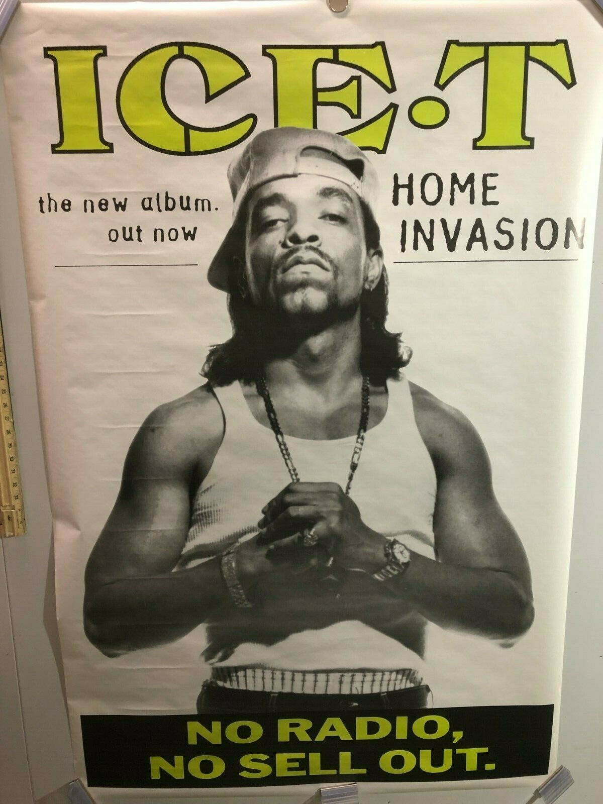 Huge Subway Poster Ice T- Home Invasion Promo Poster No Radio, Law & Order Svu