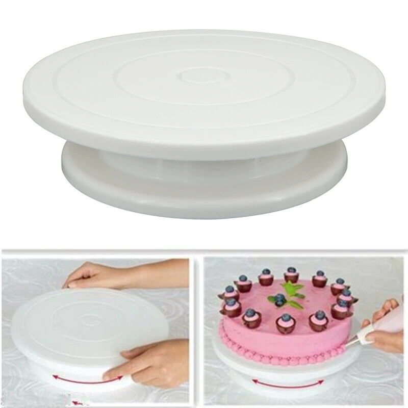 Cake Turntable Stand DIY Mold Rotating Stable Anti-skid Round Cake Table