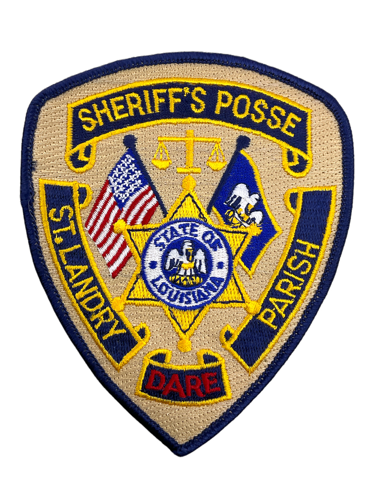 US State of Louisiana Sheriffs Posse St Landry Parish Police Patch