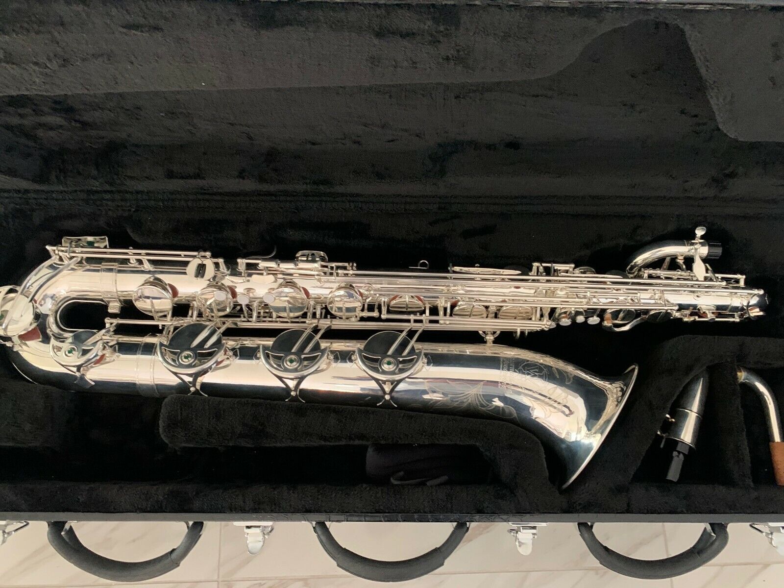 Iw 661 Bsp- Baritone Saxophone, Silverplated  - Low A,  Custom Engraved In Usa