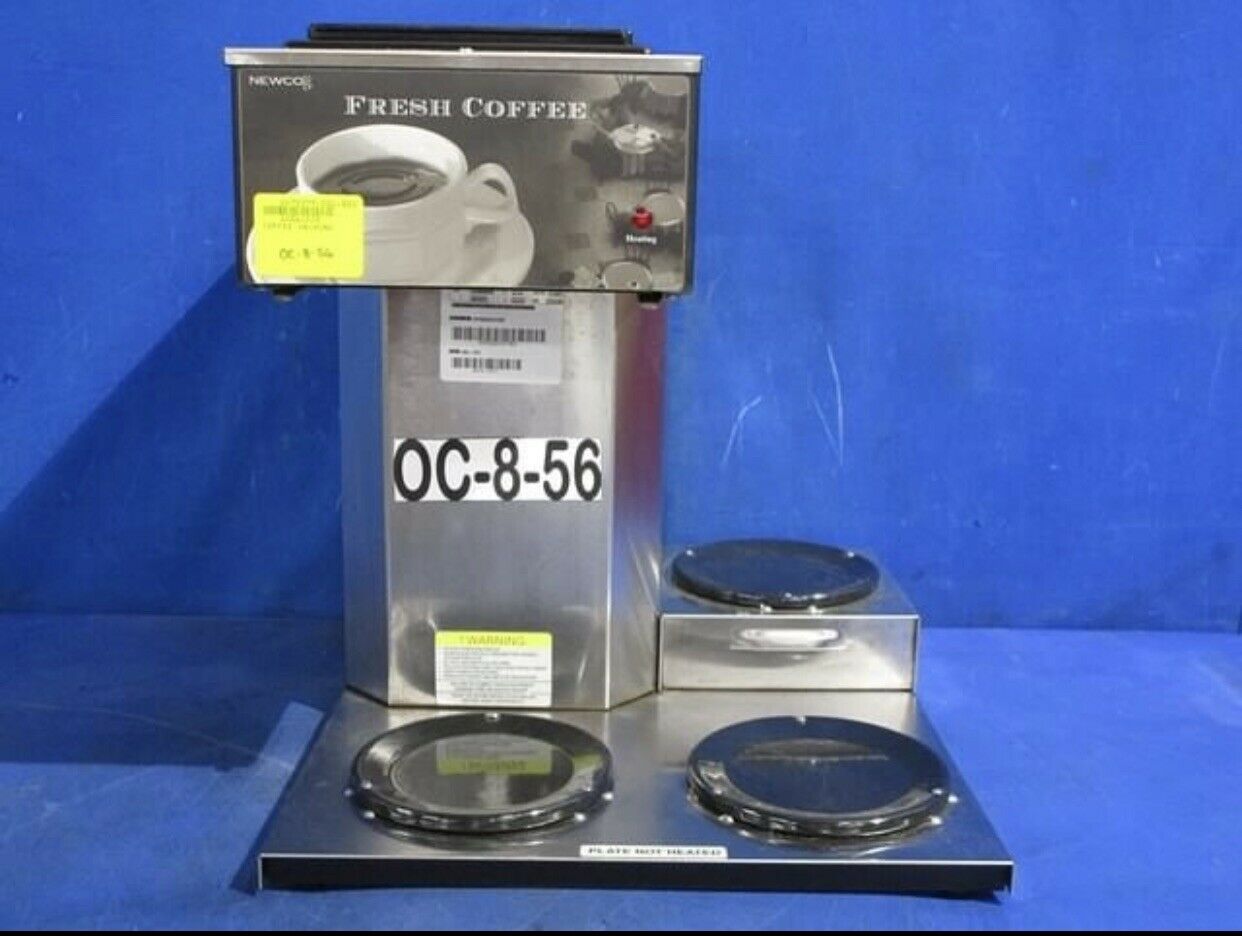 Newco Akh-3tc 3-station 12-cup Automatic Coffee Maker Brewer
