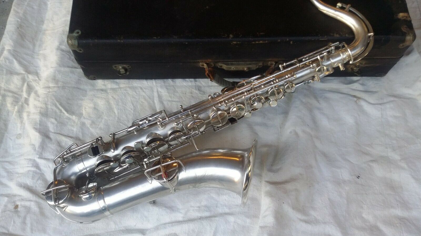 The Elkhart, Indiana Band Instrument Company, C-Melody Silver Saxophone
