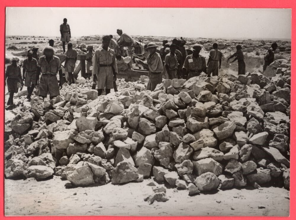1941 Indian Sappers Repairing Road North Africa Original News Photo