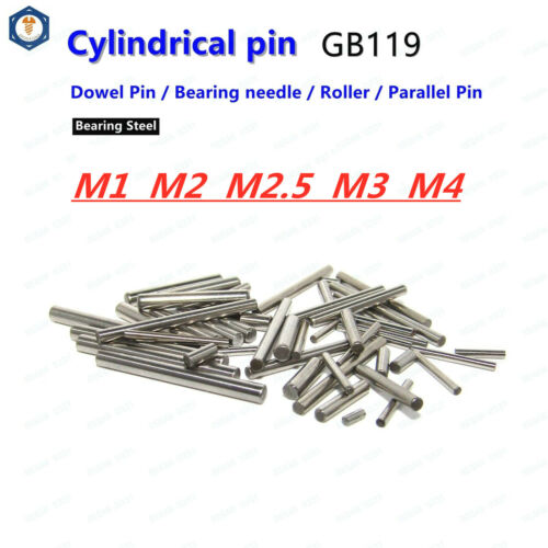 M1 / M2 / M2.5 / M3 M4 Bearing Steel Dowel Pin Cylindrical Pin Bearing Needle