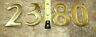 Imperial Mailbox Numbers Brass 2" Replacement Address No Screws 0-9 3m Selfstick