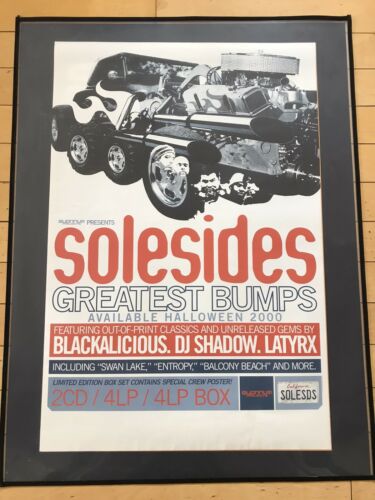 Solesides DJ Shadow Blackalicious Latyrx Hiphop Poster 24x36