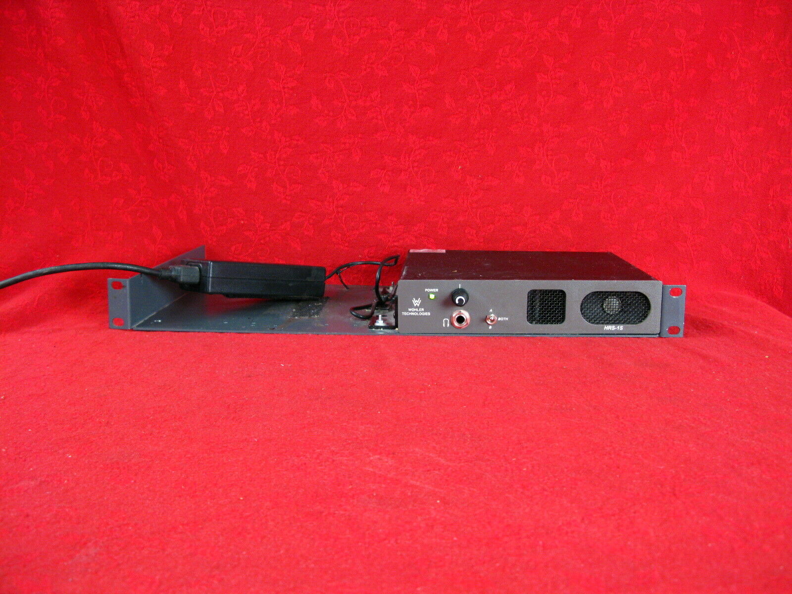 Wohler Hrs-1s Audio Monitor Panel With Power Supply And Rackmount Tray