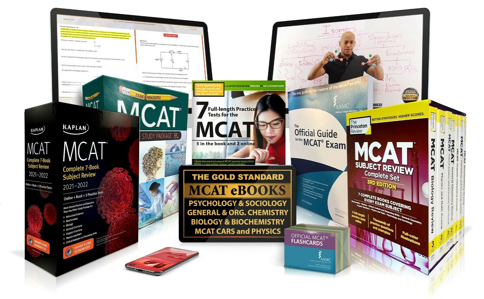 MCAT Prep for the 2021-22 Exam: Complete Home Study Package with AAMC materials