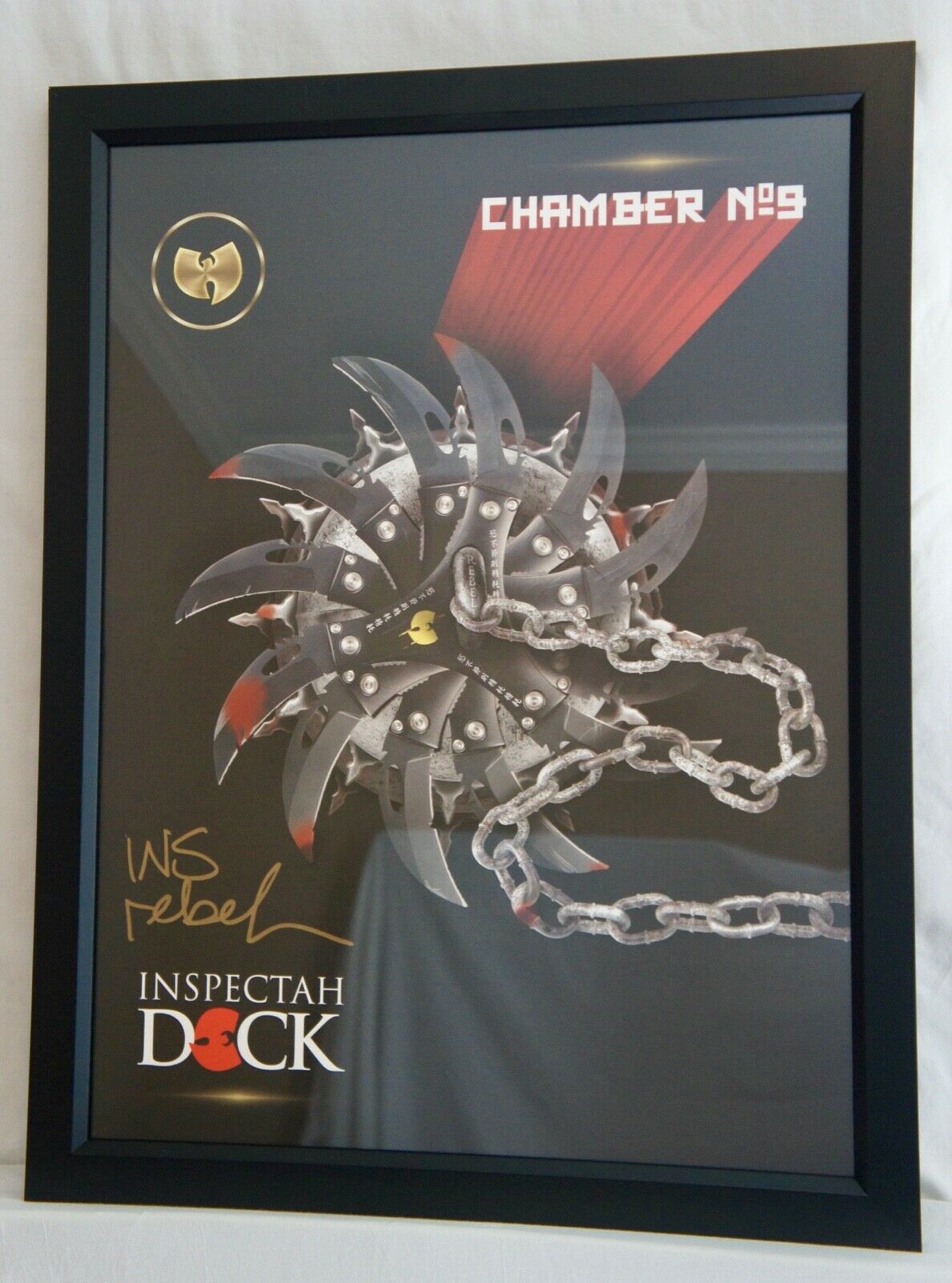Inspectah Deck - Signed, Framed Chamber No.9 Poster