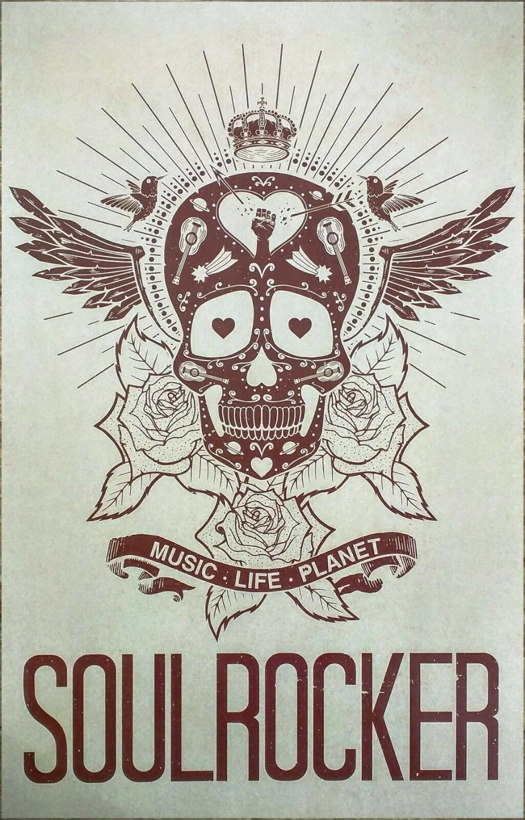 Michael Franti & Spearhead Soulrocker 2016 Ltd Ed Rare Litho Poster Hip-hop Funk