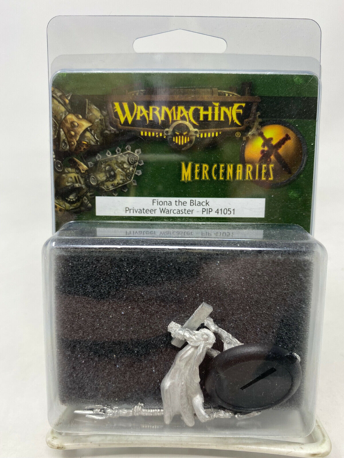 Warmachine: Mercenaries Fiona the Black Privateer Warcaster PIP 41051