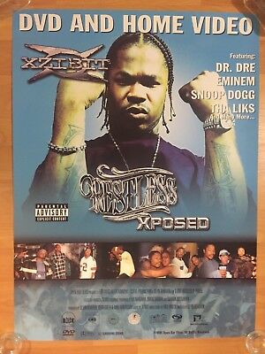 Rare Xzibit Restless 18" X 24" Promo Poster Rap Hip Hop Dr. Dre Eminem Snoop Dog