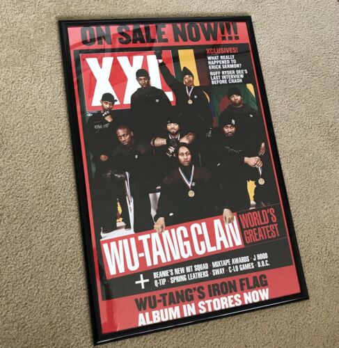 🔴 Wu-tang Poster Xxl Authentic Rza Method Man Raekwon Gza Rare