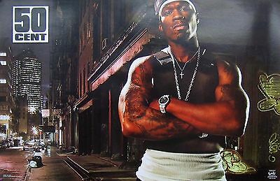 50 Cent Get Rich Or Die Trying  Poster 2003 Funky #6587 34x22 New Free Fast Ship