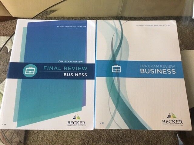 Becker Cpa Review And Final Review Books - Business V.3.1