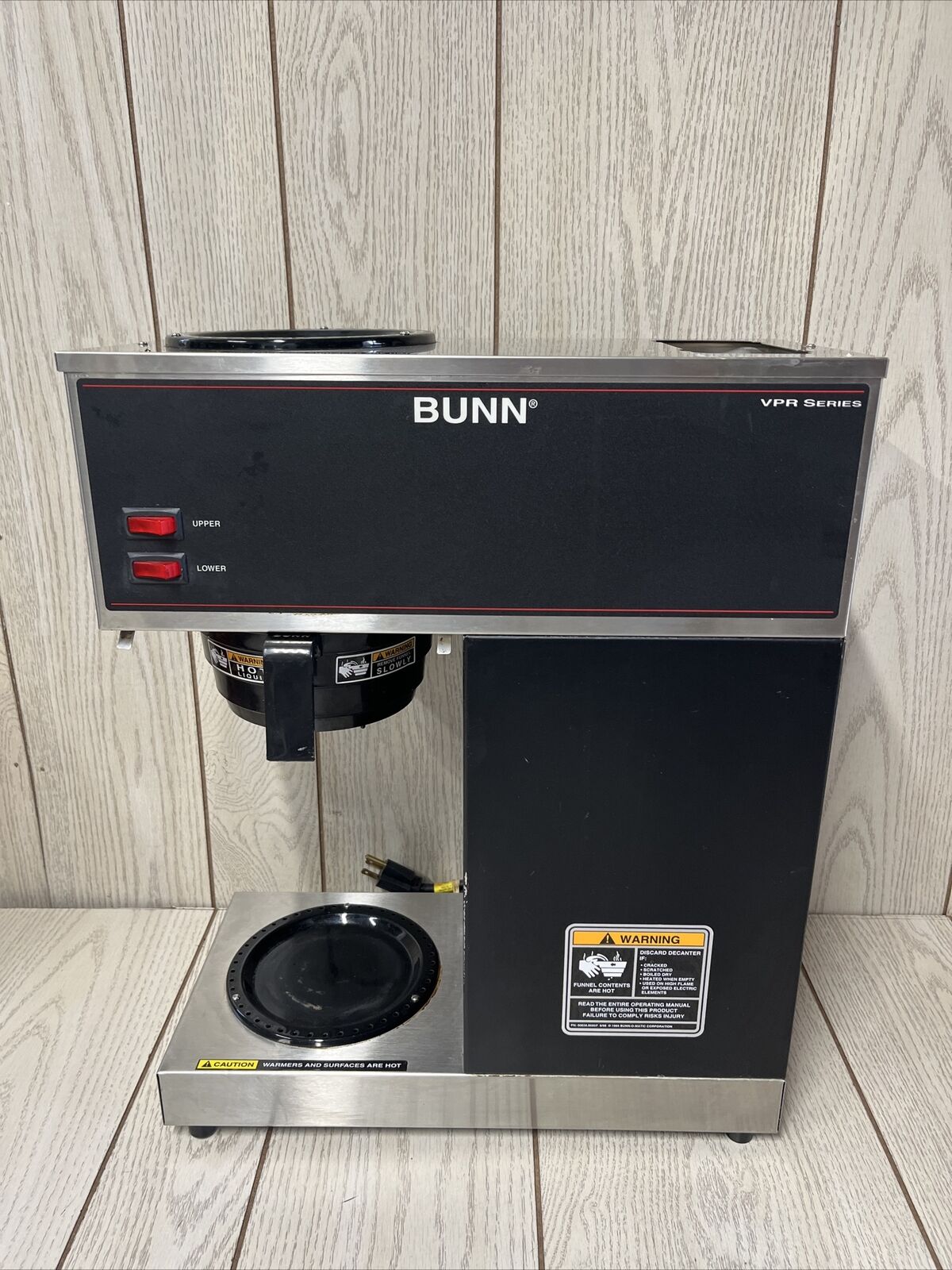 Pre Owned Bunn Vpr Series 33200 Commercial Coffee Maker 12 Cup No Lid No Decante