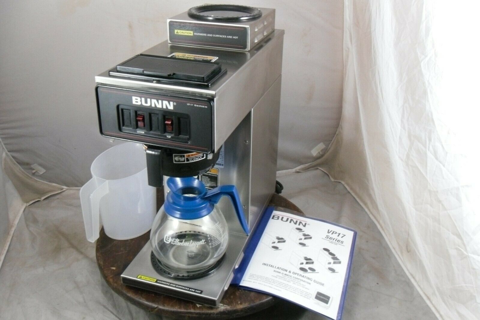 Bunn Vp17 12 Cup Pour Over Coffee Brewer Maker 13300.0002 Sn Vp17200324