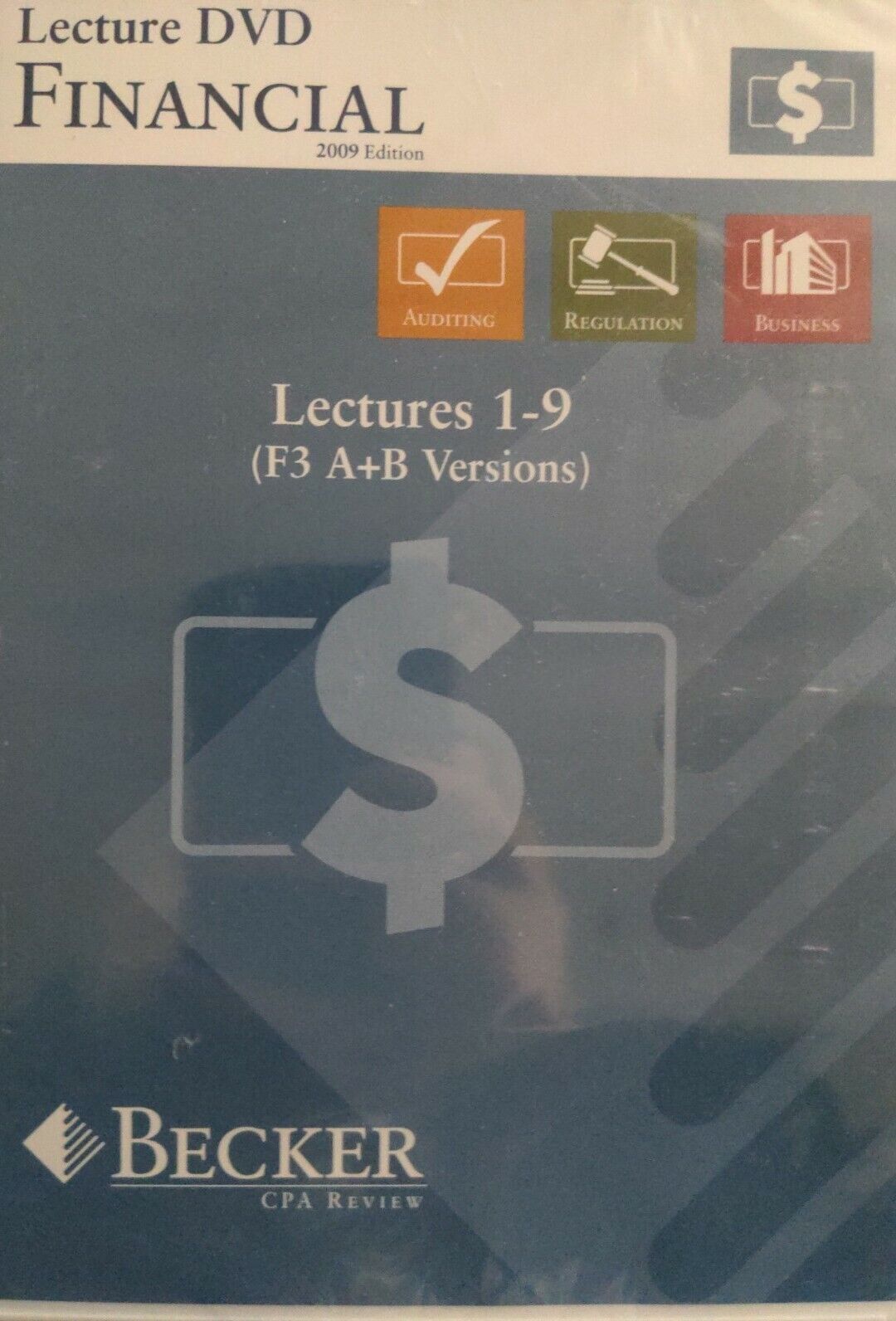 Becker CPA Review: Lecture DVD Financial 2009 Edition • Lectures 1-9... (DVD)