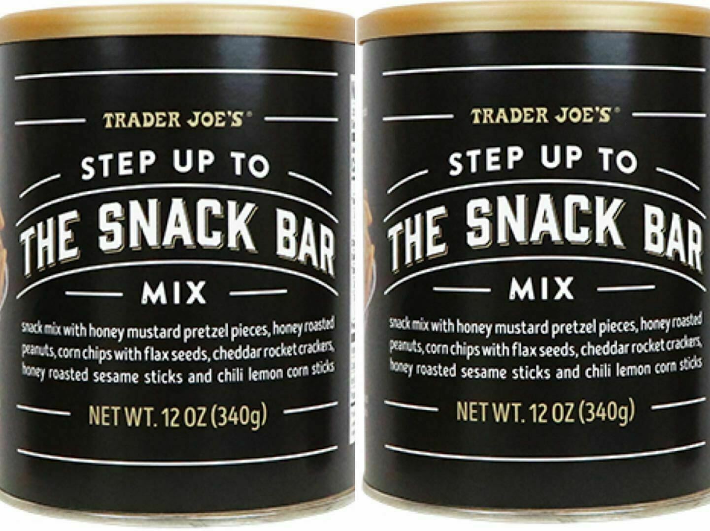 2 Packs Trader Joe's Step Up To The Snack Bar Mix 12 oz Each Pack, Total 24 oz