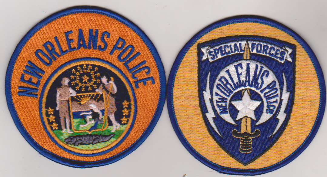 New Orleans Police & Special Forces patches