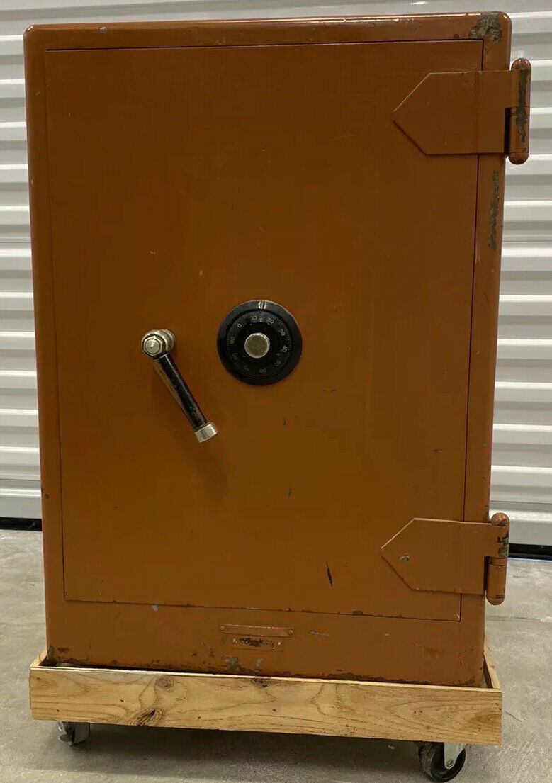 Antique Floor Safe With Combination