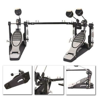New Professional Double Bass Drum Pedal Twin Kick Drum Pedal Dual Chain