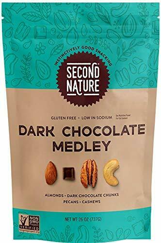 Second Nature Dark Chocolate Medley Trail Mix Large 26 oz Bag Free Shipping