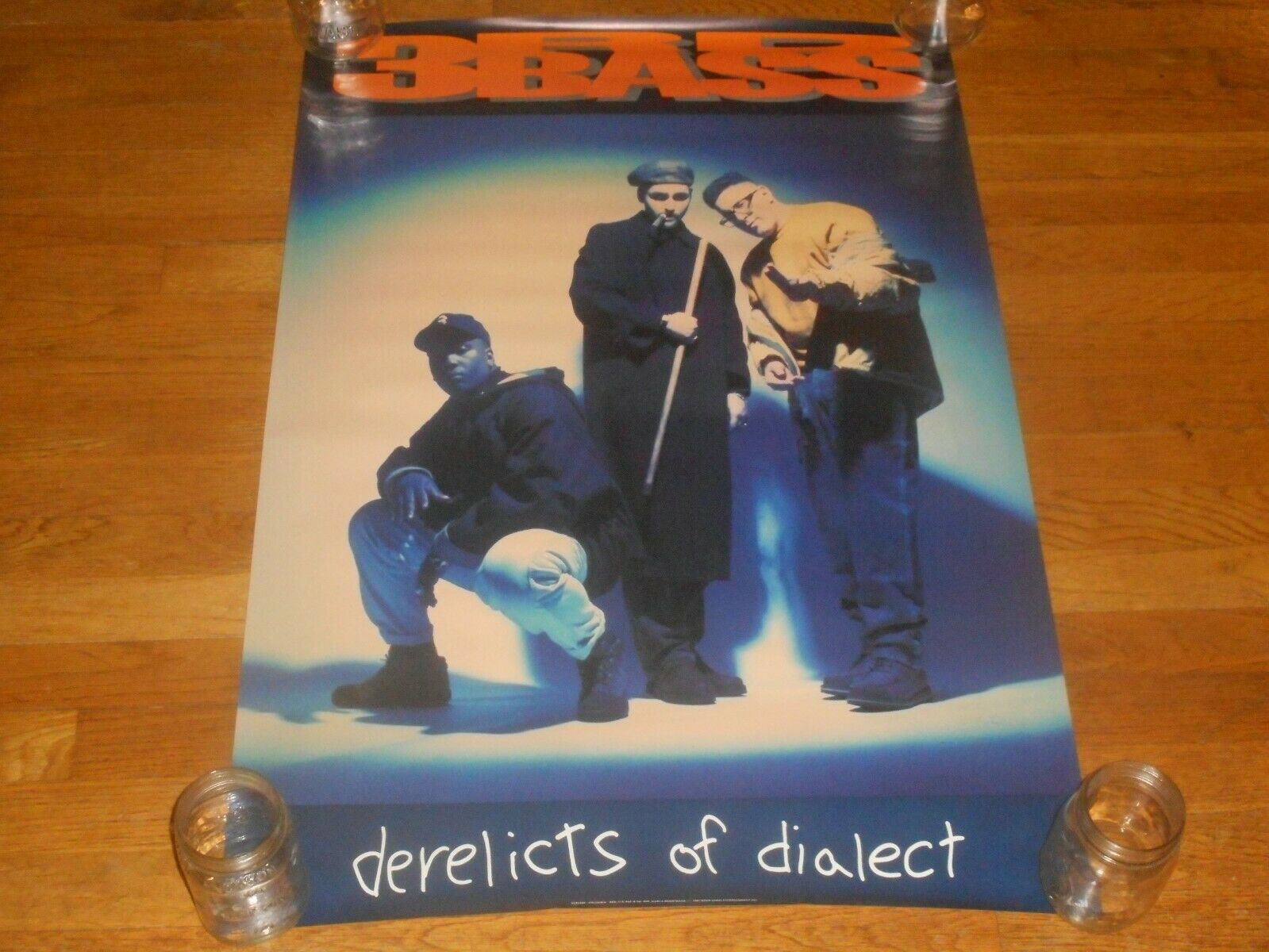 3rd Bass Derelicts Of Dialect 24 X 36 Promo Poster Original 1991 Def Jam Hip Hop