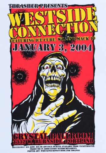 Ice Cube Concert Handbill Westside Connection 2004