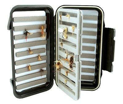 Fly Box--large Fishing "go To" Fly Box With Swing Leaf Center Item 1209