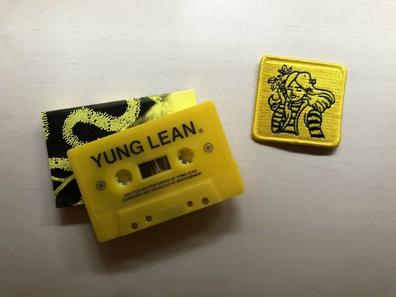 Yung lean poison ivy cassette with patch