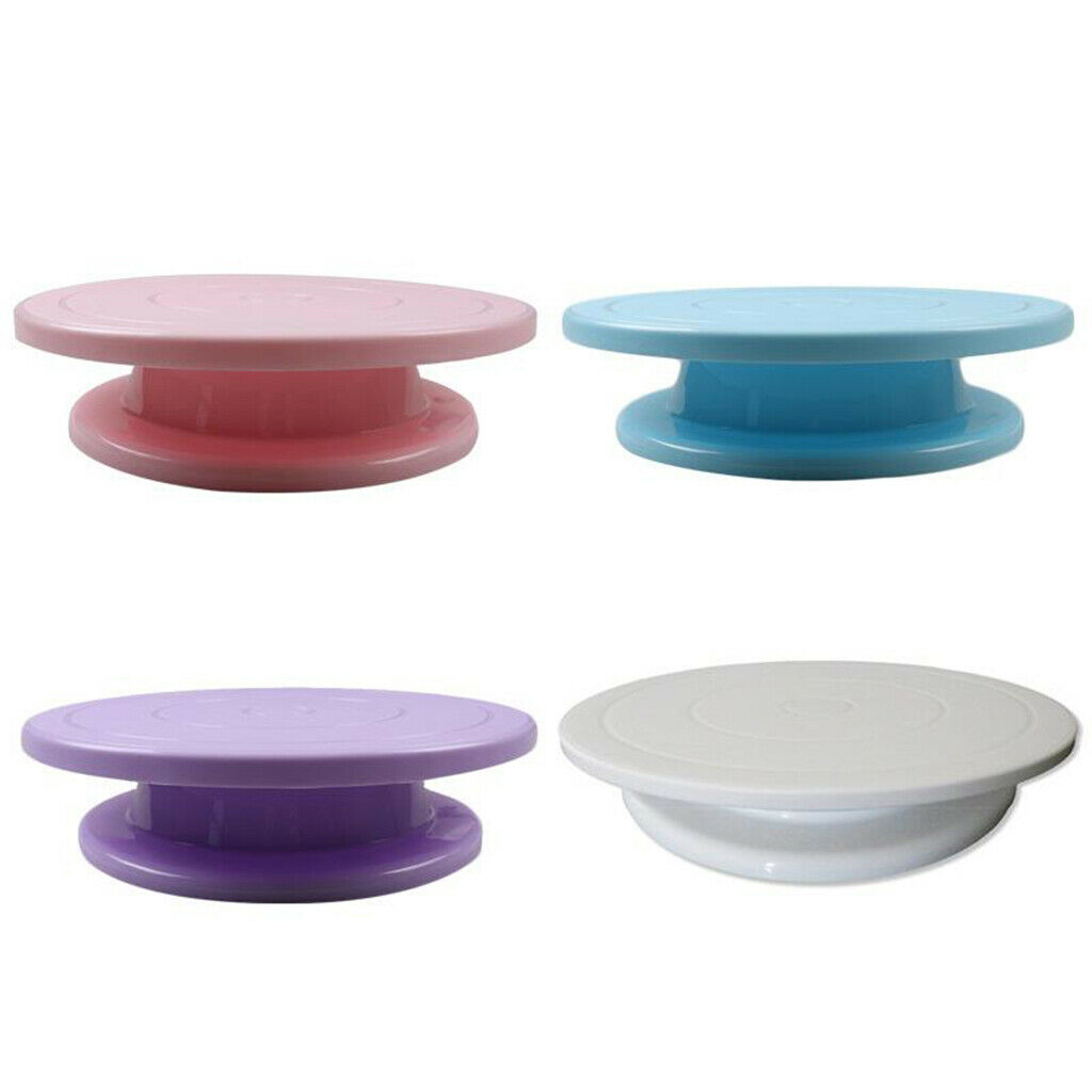 11inches Plastic Turntable Anti-skid Cake Stand Table Kitchen Baking Tool