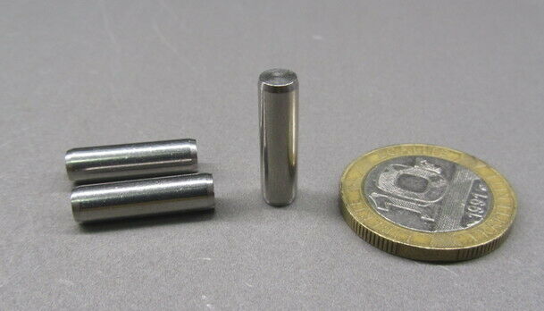 18-8 Stainless Steel Metric Dowel Pins M5 Dia X 18mm Length, 25 Pieces