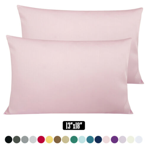 Ultra Soft Toddler Pillowcase 500TC Cotton Travel Pillow Case Cover 2pcs 13