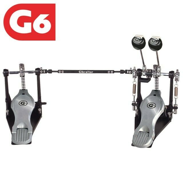 NEW - Gibraltar Dual Chain Double CAM Drive Double Bass Drum Pedal, #6711DB